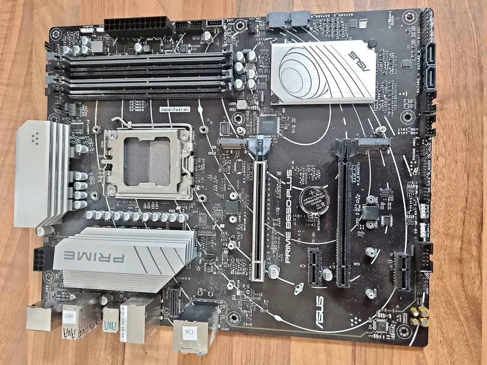 Desktop motherboard on the PC Repair Guru bench for board-level diagnosis in Birmingham
