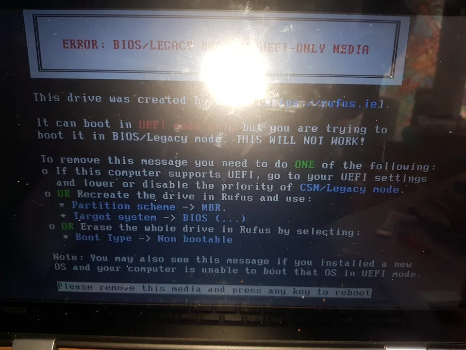 Windows boot error displayed during computer repair diagnosis in Birmingham